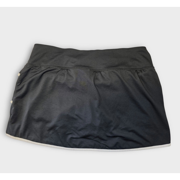 BCG Black & White Striped Tennis Skort / Pockets Woman's Medium - Picture 2 of 8